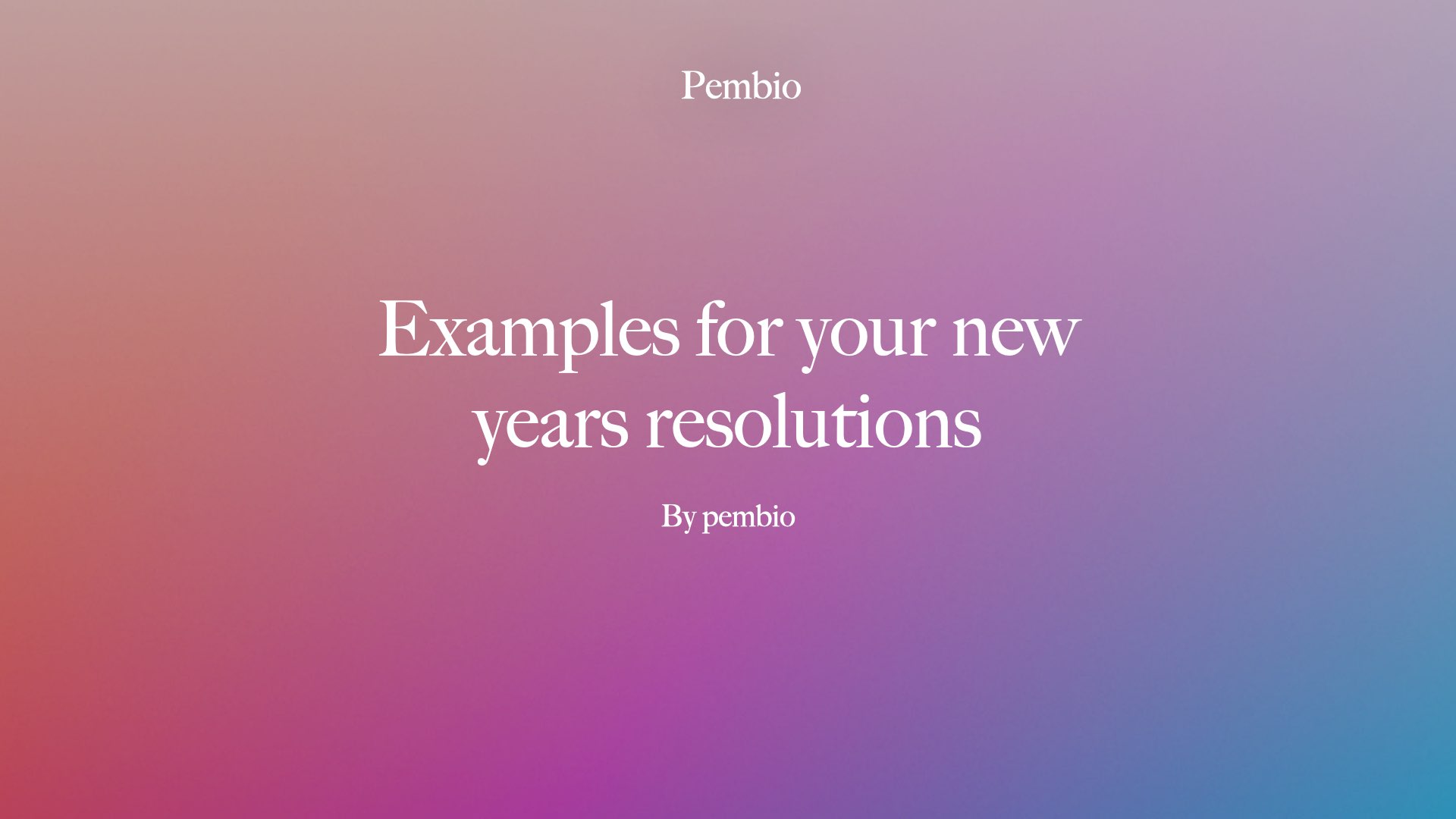 New years resolutions physical health wellness examples